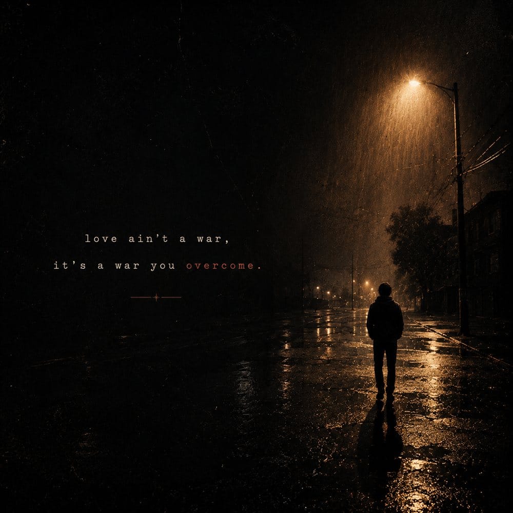 Cover-Artwork für den Song „love ain't a war“ von The Error Divine