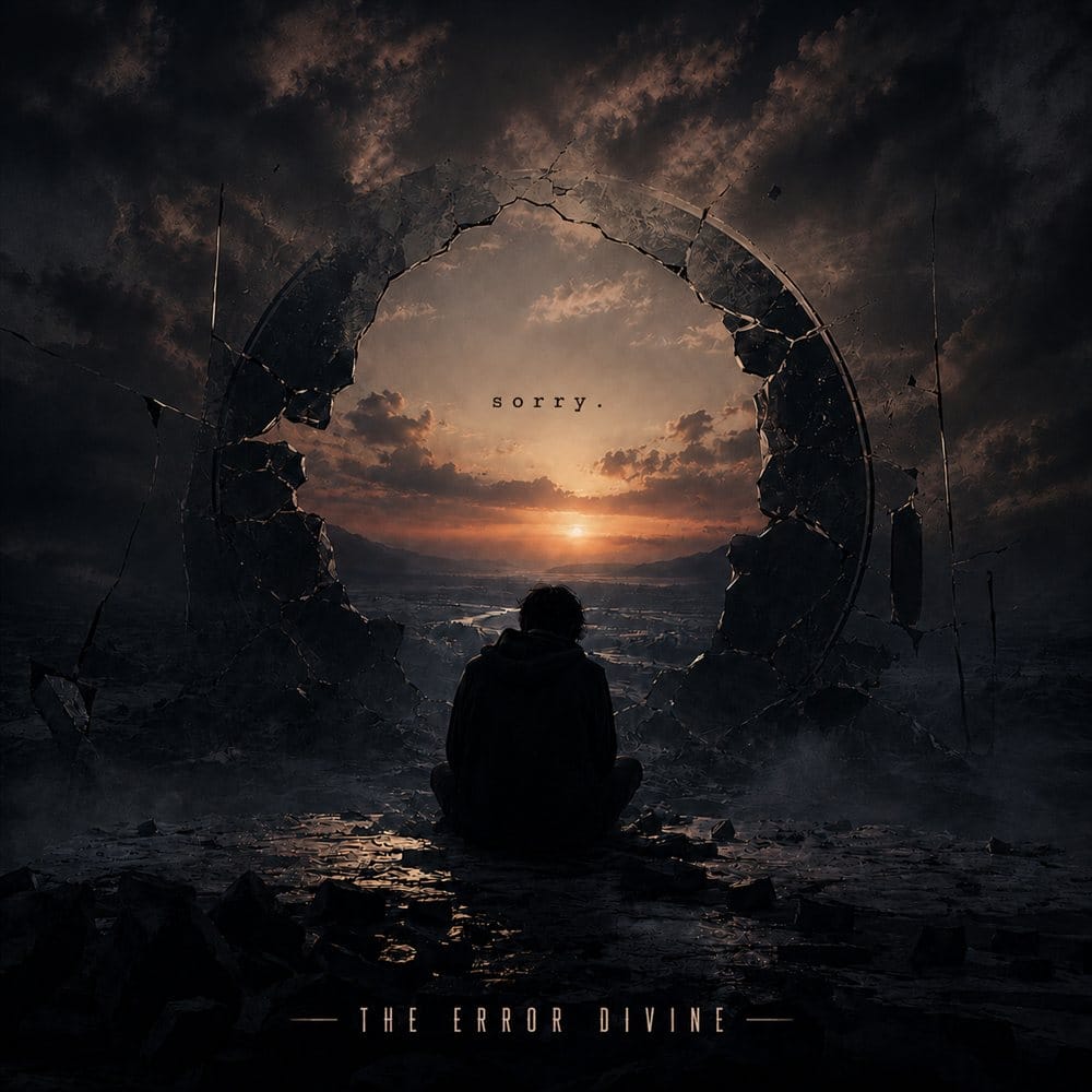 Cover-Artwork für den Song „sorry.“ von The Error Divine
